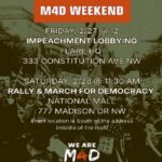 March for Democracy February 27 & 28 Washington DC