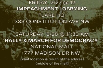 March for Democracy February 27 & 28 Washington DC