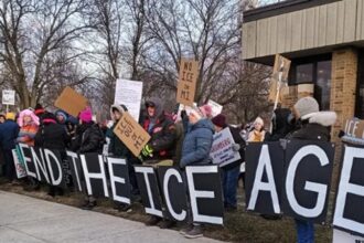 ICE OUT of MICHIGAN Protest Romulus, Michigan 2.23.2026